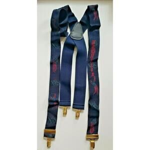 1990's Anheuser Busch - Michelob Golf Suspenders Gold Construction Clip U139